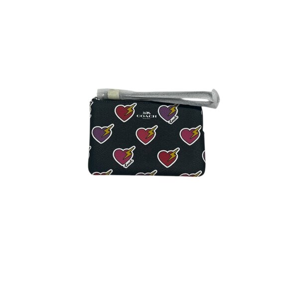 Coach Black Wristlet with Heart and Lightning Design - Picture 7 of 9